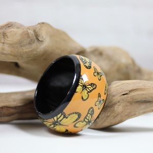 Wood bangle